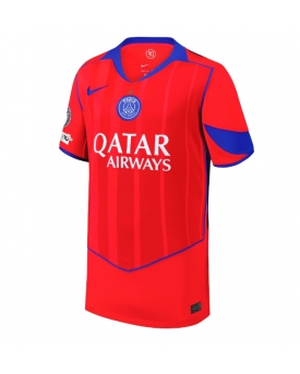 Paris Saint-Germain Maglia Gara Terza Repliche 2025-26 Maniche Corte